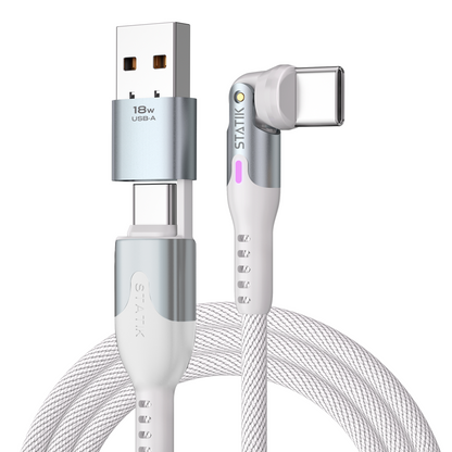 PowerPivot Pro Cable USB-C to USB-C w/ USB-A Adapter