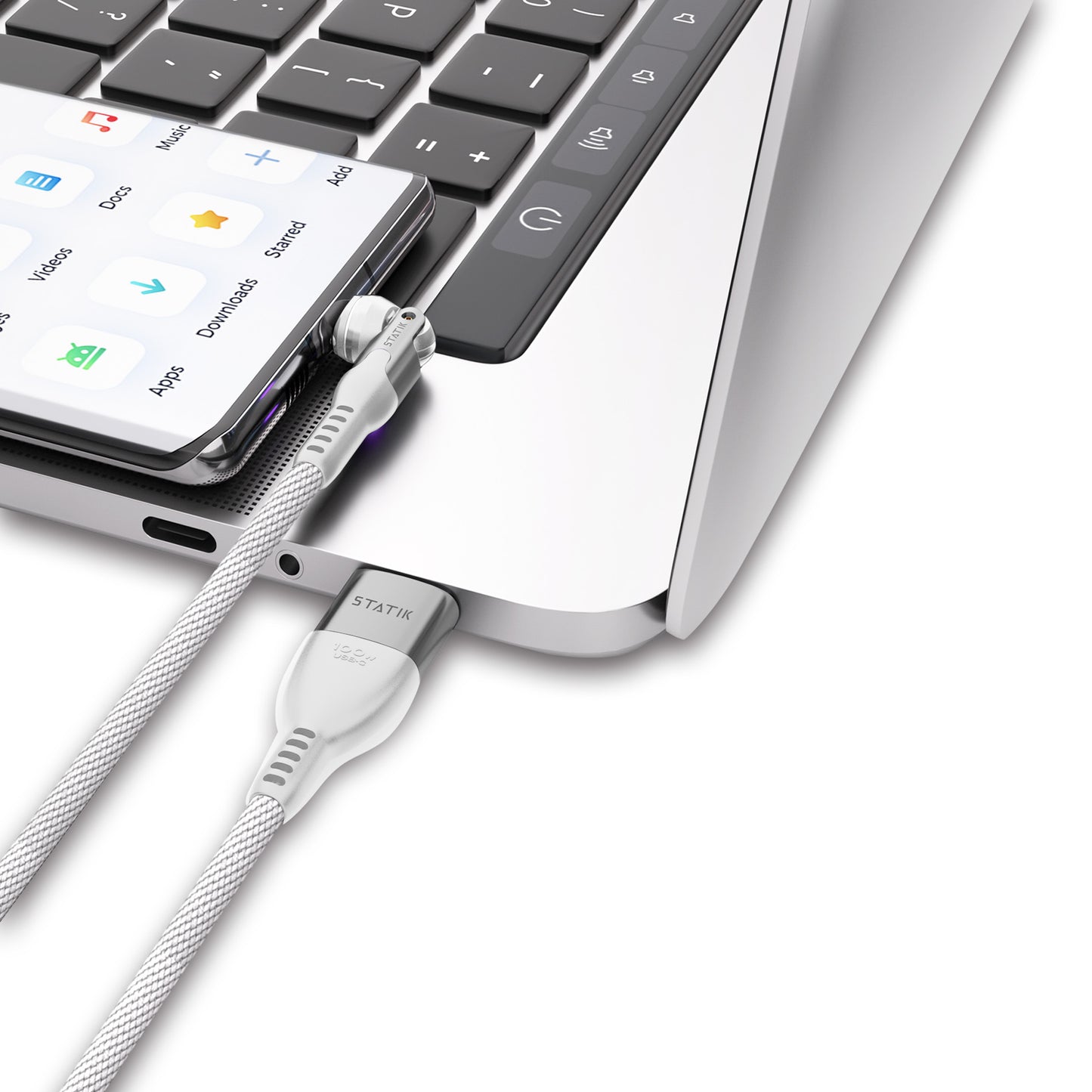 PowerPivot Pro Cable USB-C to USB-C w/ USB-A Adapter