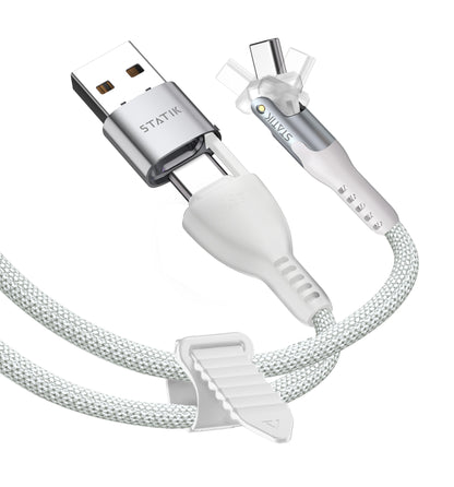 PowerPivot Pro Cable USB-C to USB-C w/ USB-A Adapter