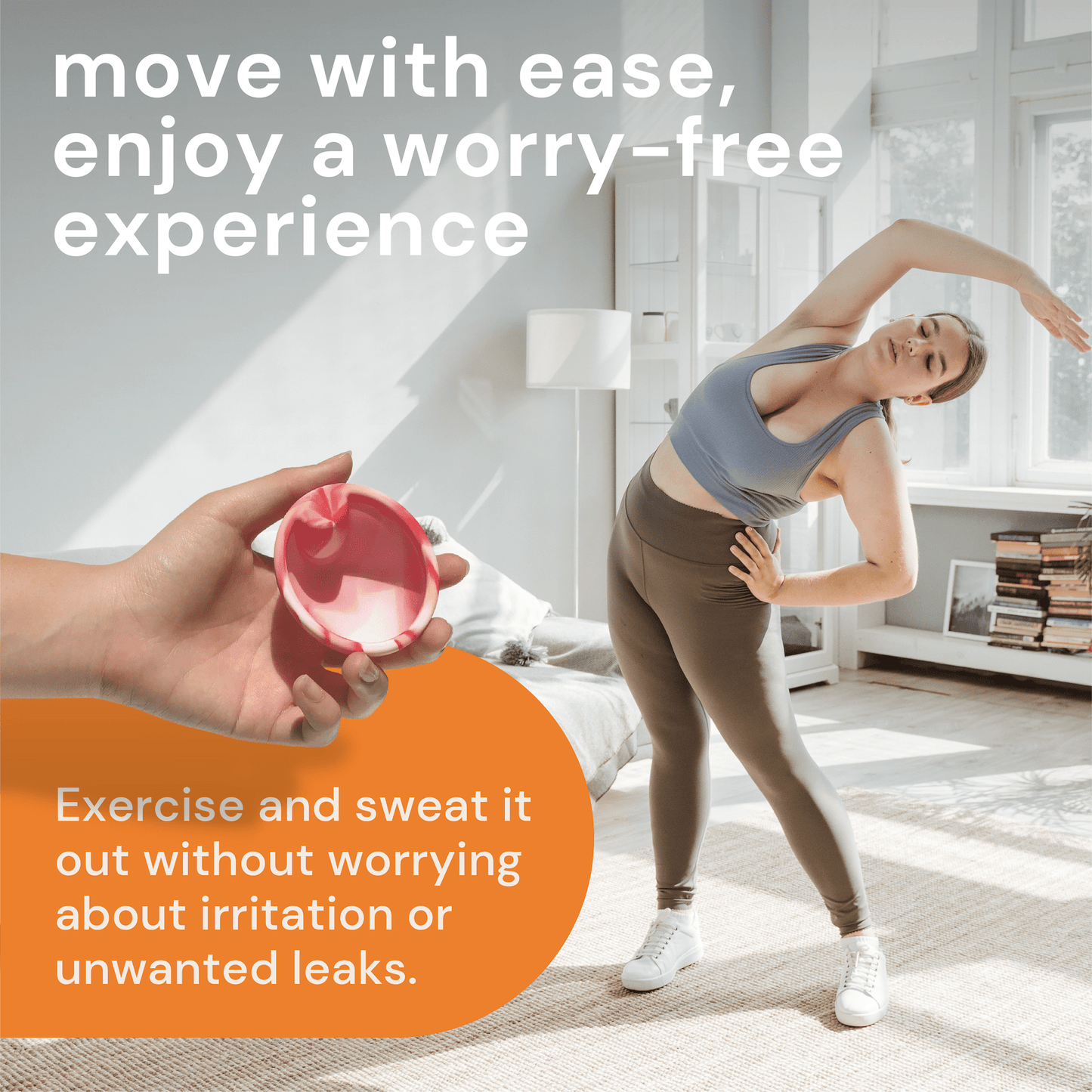 Reusable Menstrual Discs With Pull-Off Ring S & L - Comfydisc (2pcs)