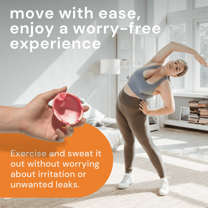 Reusable Menstrual Discs With Pull-Off Ring S & L - Comfydisc (2pcs)