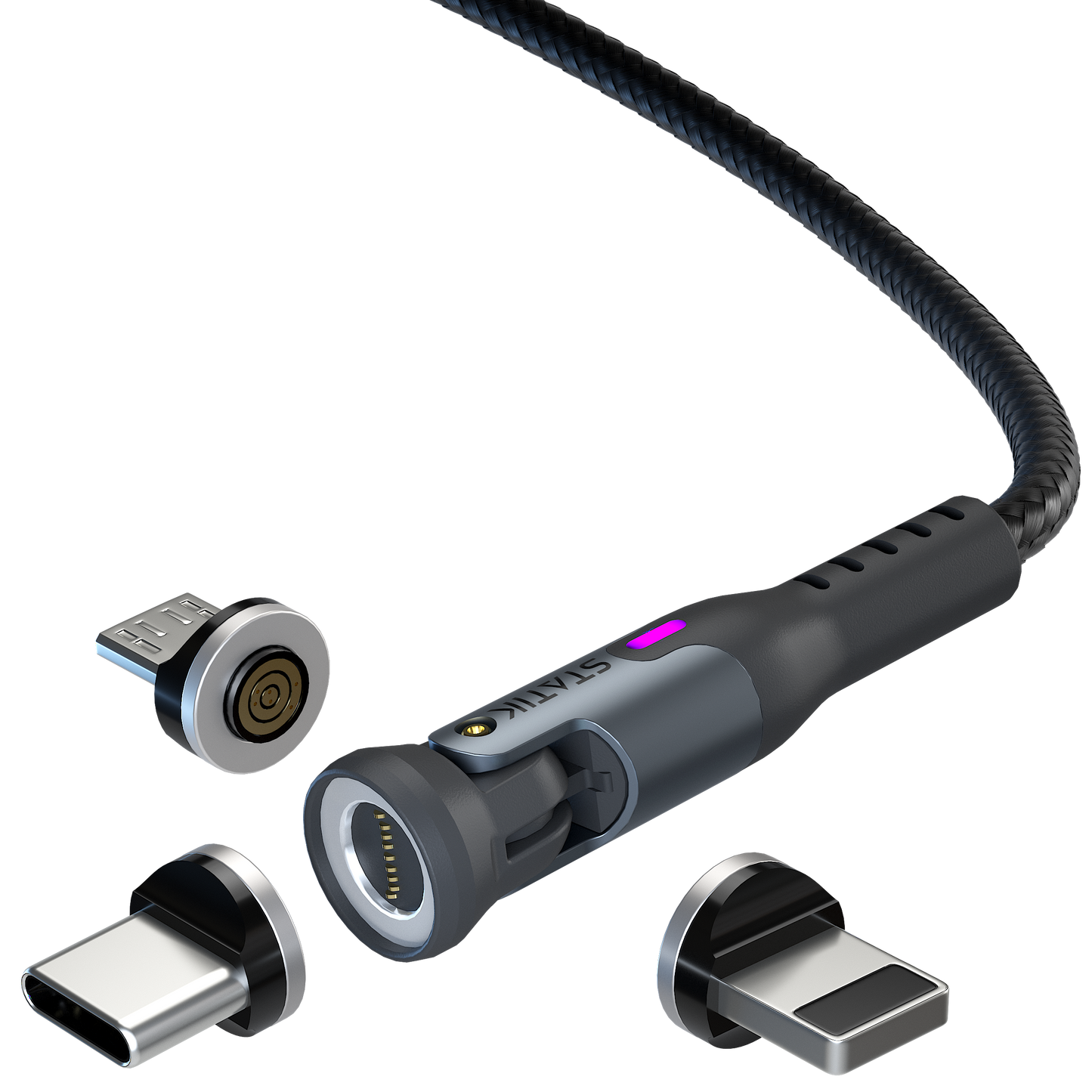 360 Pro Cable Universal Tips - USB-C, Lightning, & Micro-USB