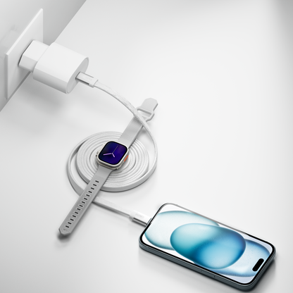 MagStack Duo Apple Watch Charger & USB-C Cable