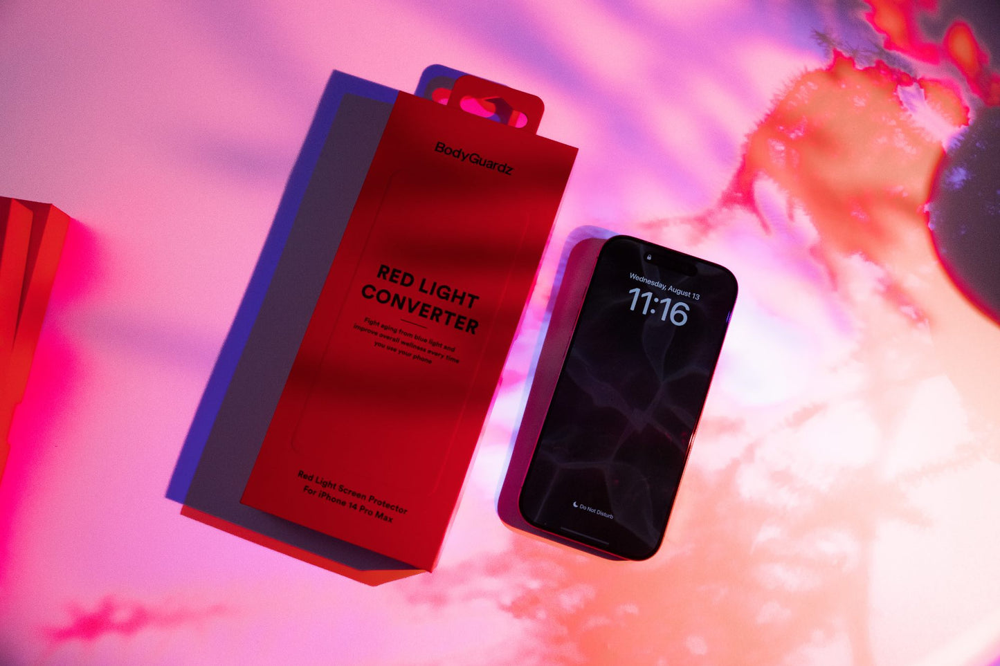 BodyGuardz Red Light Converter 9H Glass for iPhone