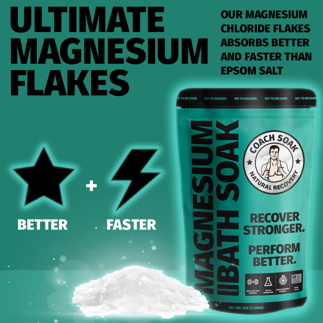 Coach Soak Magnesium Bath Soak for Muscle Recovery